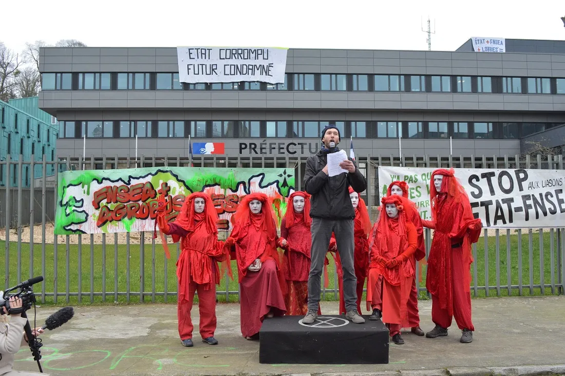 Manifestation à Saint-Brieuc